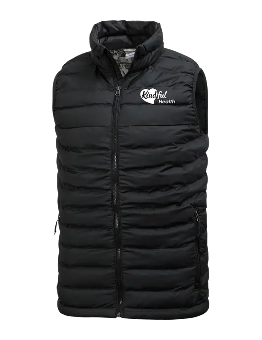 Columbia Black Powder Lite Vest w/Kindful Health Logo