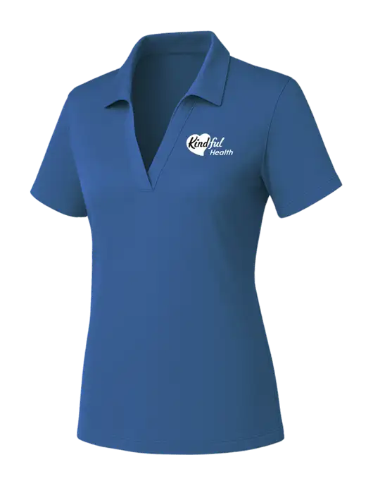 Womens Slate Blue PosiCharge RacerMesh Polo w/Kindful Health Logo