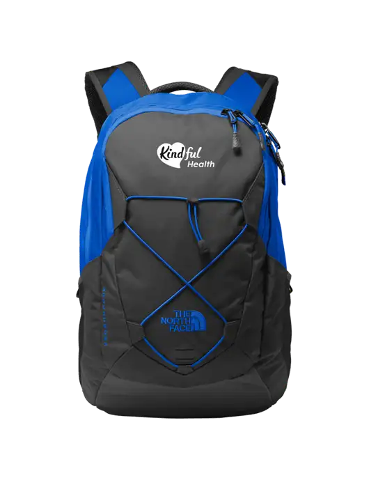 The North Face Charcoal Grey/Royal Groundwork Backpack w/Kindful Health Logo