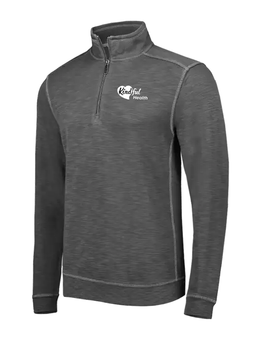 Tommy Bahama Dark Grey Tobago Bay 1/2 Zip w/Kindful Health Logo
