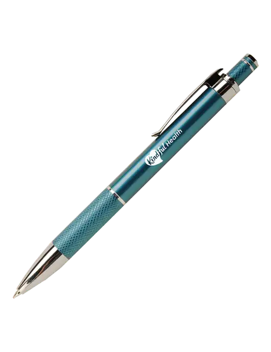 Diamond Etched Sapphire Pen - Black Ink w/Kindful Health Logo