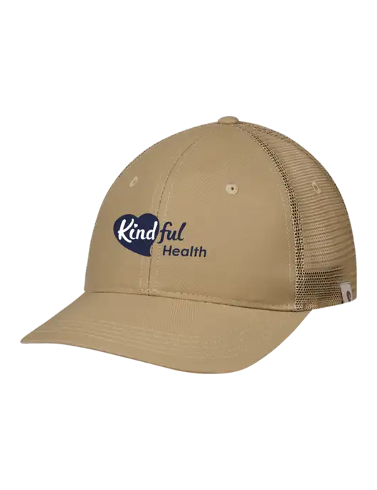 Carhartt Dark Tan Trucker Rugged Pro Series Cap w/Kindful Health Logo