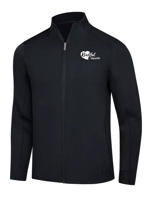OGIO Black Transcend Full-Zip w/Kindful Health Logo