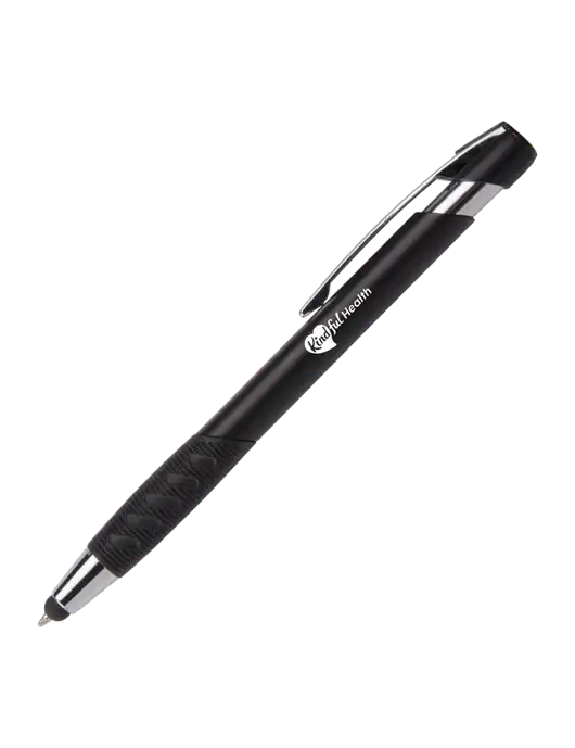Alize Black Stylus Black Ink Pen w/Kindful Health Logo