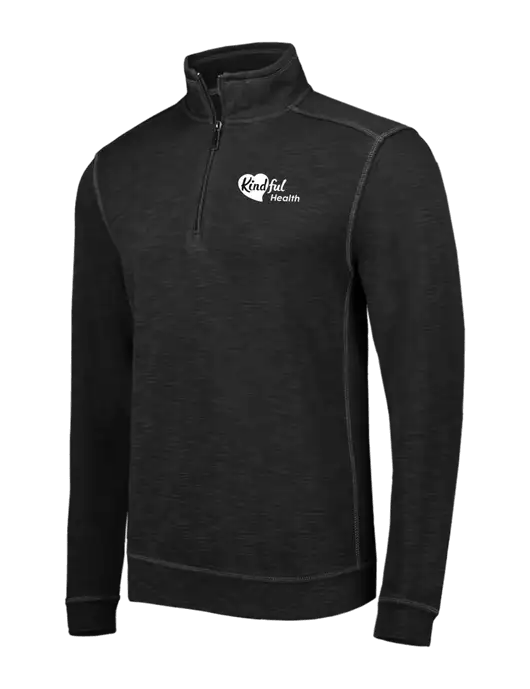 Tommy Bahama Black Tobago Bay 1/2 Zip w/Kindful Health Logo