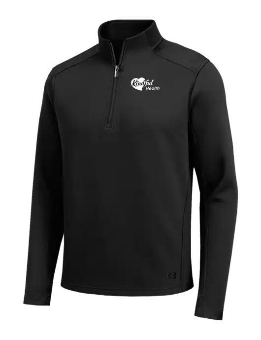 OGIO Transcend Black 1/4-Zip w/Kindful Health Logo