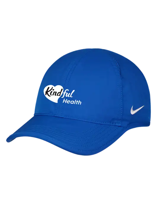 Nike Royal Featherlight Cap w/Kindful Health Logo
