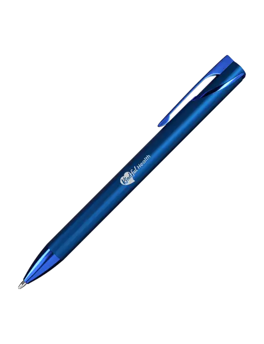 Navy HyperNova Ballpoint Pen - Black Ink w/Kindful Health Logo