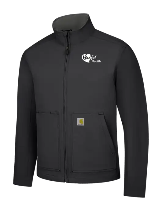 Carhartt Black Super Dux Soft Shell Jacket w/Kindful Health Logo