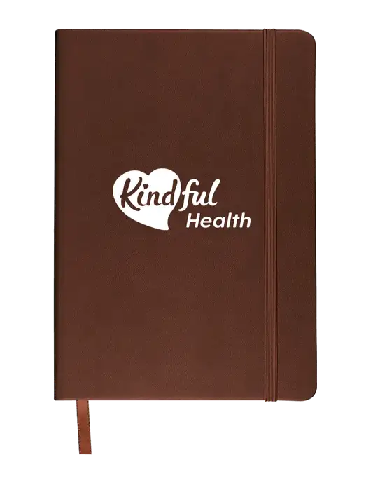 Leeman Brown Tuscany Journal 5.75 x 8.25 w/Kindful Health Logo