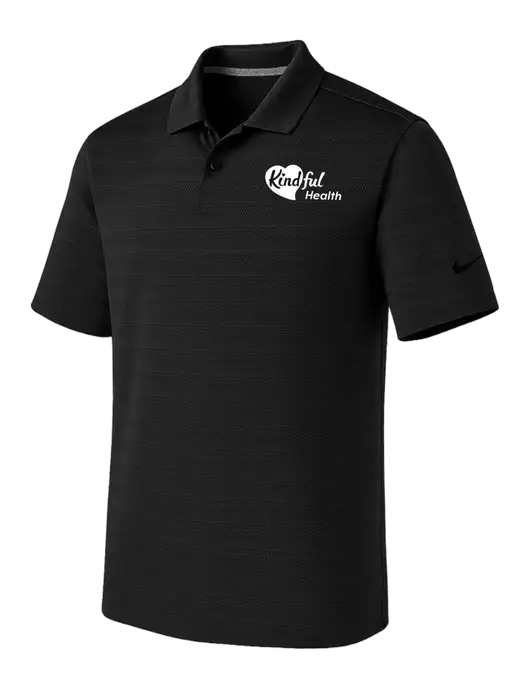 Nike Black Dri-FIT Vapor Jacquard Polo w/Kindful Health Logo