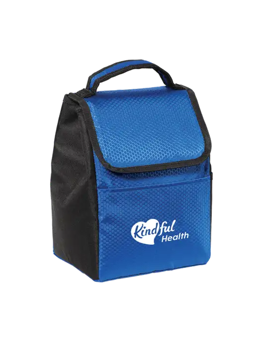 Lunch Bag Twilight Blue/Black Cooler w/Kindful Health Logo