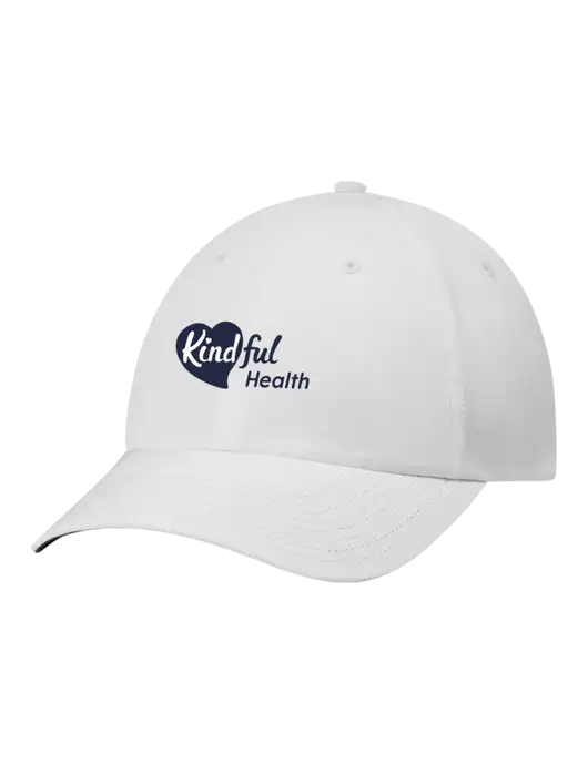 Richardson Relaxed Performance Lite White Cap w/Kindful Health Logo