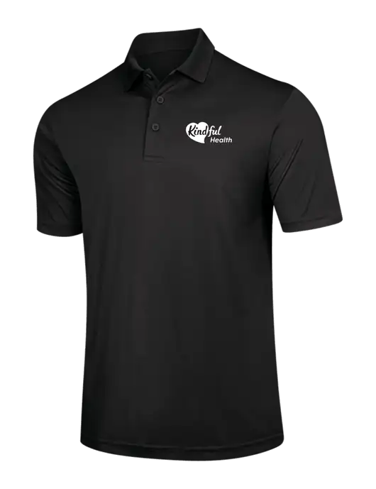 Black PosiCharge Competitor Polo w/Kindful Health Logo