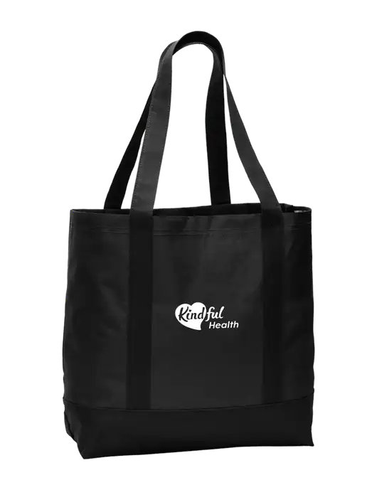Carryall Black/Black Day Tote w/Kindful Health Logo