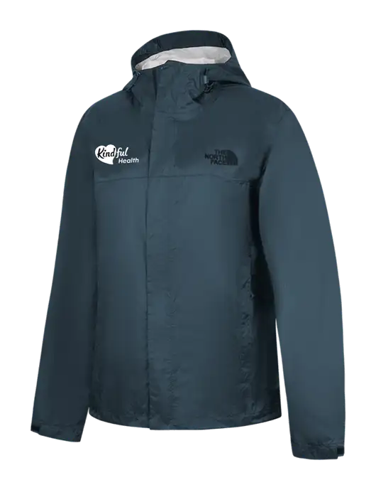 The North Face Navy DryVent Rain Jacket w/Kindful Health Logo