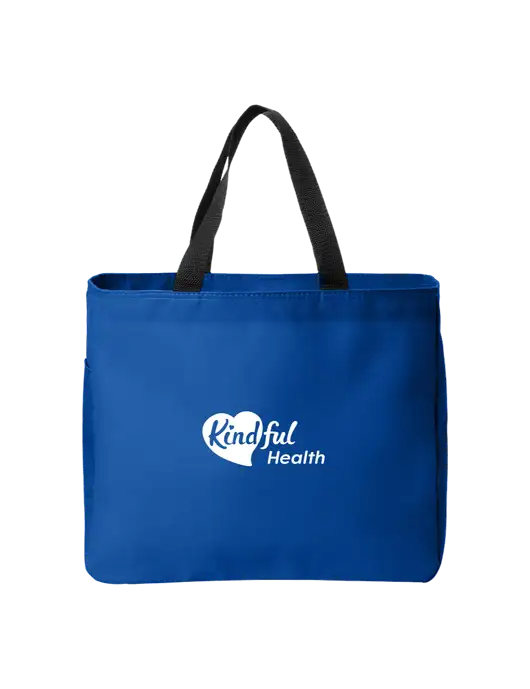 Essential Royal Tote w/Kindful Health Logo