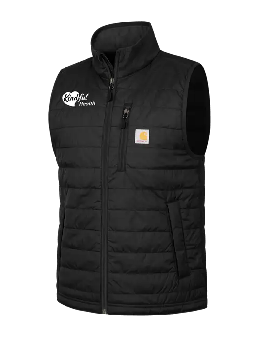 Carhartt Black Gilliam Vest w/Kindful Health Logo