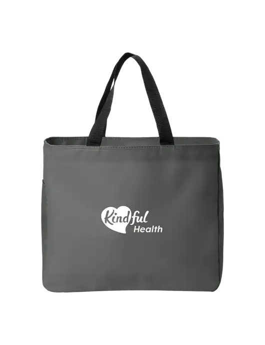 Essential Dark Grey Tote w/Kindful Health Logo