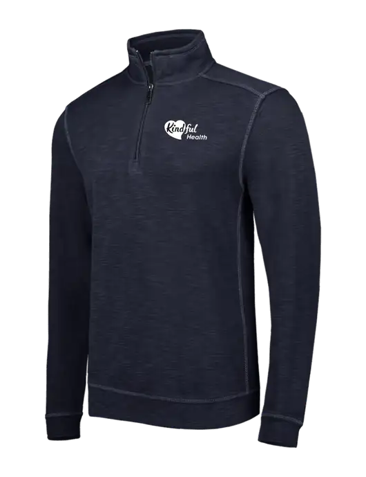 Tommy Bahama Navy Tobago Bay 1/2 Zip w/Kindful Health Logo