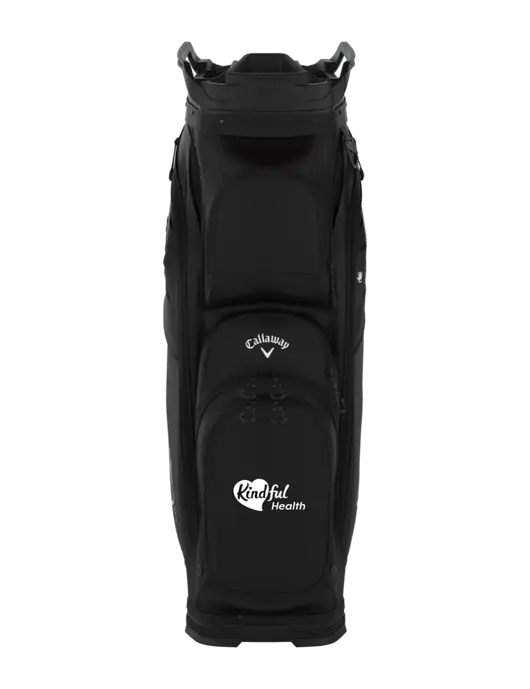 Callaway Org 14 Black Golf Bag  w/Kindful Health Logo