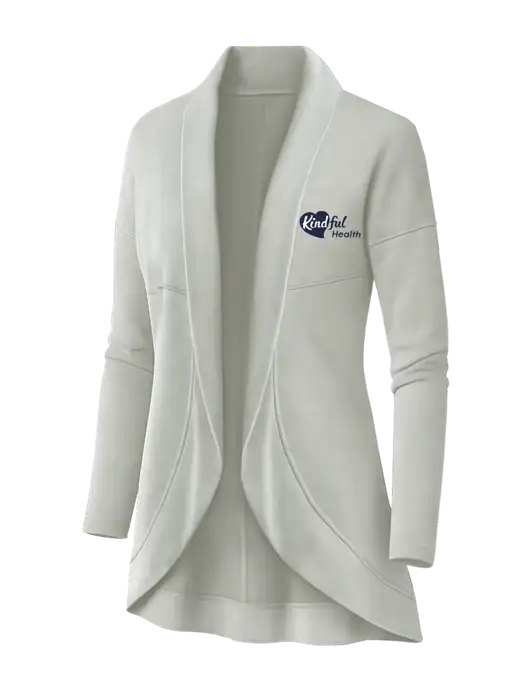 OGIO Ivory Snow Womens Luuma Cocoon Fleece w/Kindful Health Logo