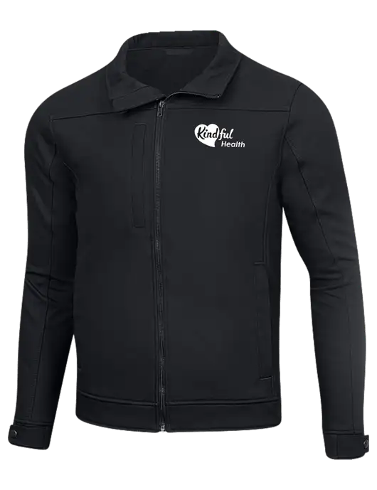 Cornerstone Charcoal Duck Bonded Soft Shell Jacket w/Kindful Health Logo