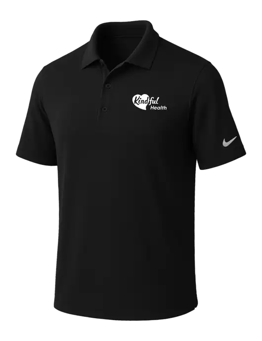 NIKE Black Dri-Fit Micro Pique Polo w/Kindful Health Logo