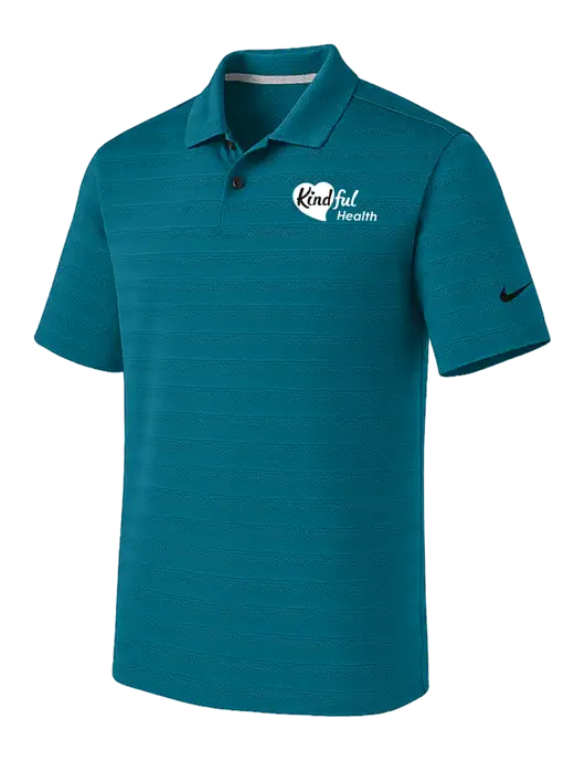 Nike Sapphire Blue Dri-FIT Vapor Jacquard Polo w/Kindful Health Logo
