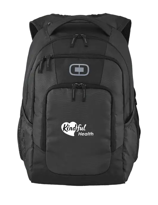 OGIO Diesel Grey Logan Laptop Backpack
 w/Kindful Health Logo