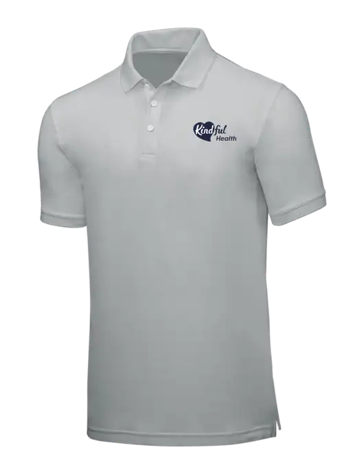 Light Grey Core Classic Pique w/Kindful Health Logo