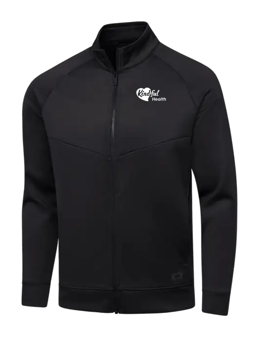 OGIO Black Endurance Modern Performance Full-Zip w/Kindful Health Logo