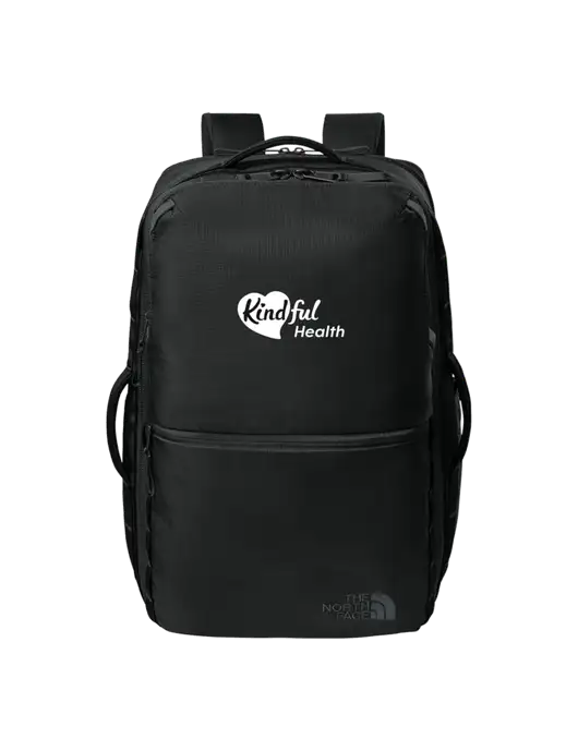 The North Face 35L Black Travel Backpack w/Kindful Health Logo