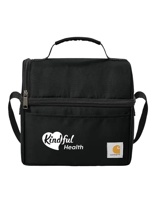 Carhartt Black Lunch 6-Can Cooler w/Kindful Health Logo