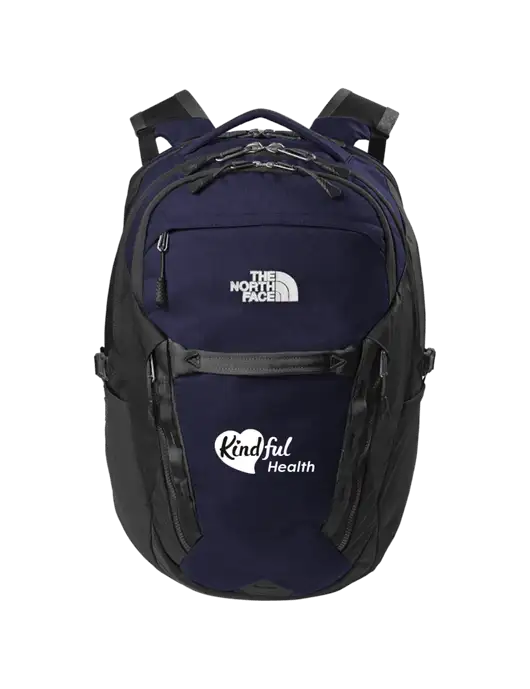 The North Face 31L Royal Arch Navy Backpack w/Kindful Health Logo
