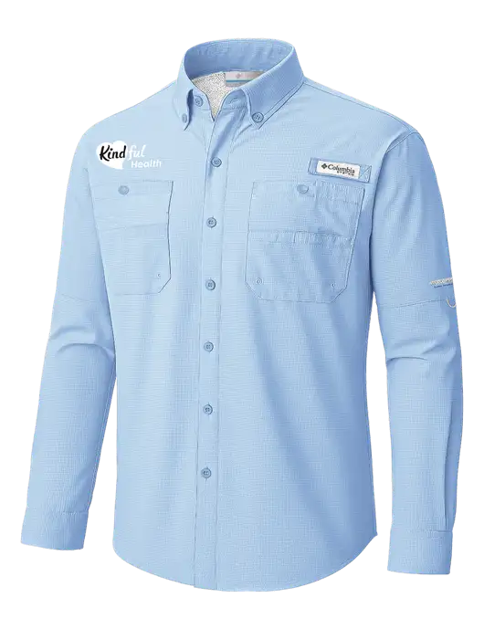 Columbia Sail PFG Tamiami II Long SleeveShirt w/Kindful Health Logo