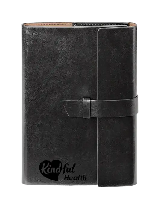 Fabrizio Black 6.875 x 9.56 Portfolio w/Kindful Health Logo