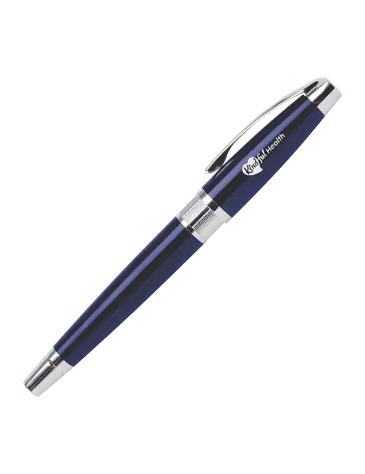 Masscotti Navy Rollerball Pen - Black Ink w/Kindful Health Logo
