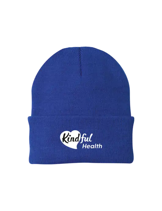 Royal Knit Cap w/Kindful Health Logo