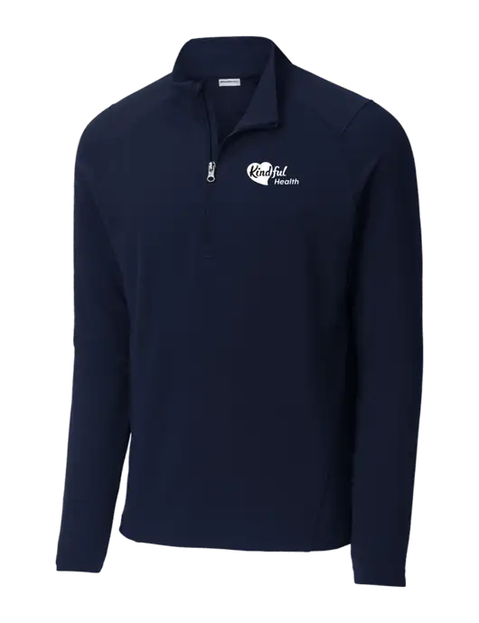 Sport-Wick Flex Fleece Dark Navy 1/4-Zip w/Kindful Health Logo