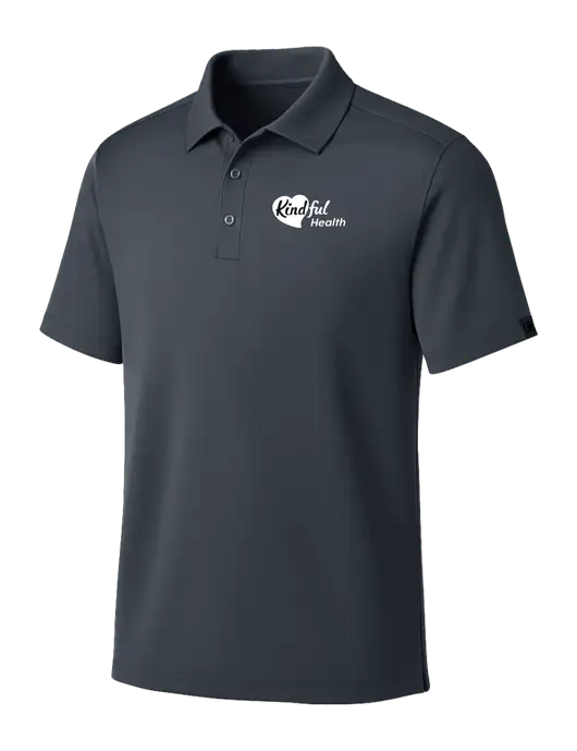 OGIO Dark Grey Framework Polo w/Kindful Health Logo