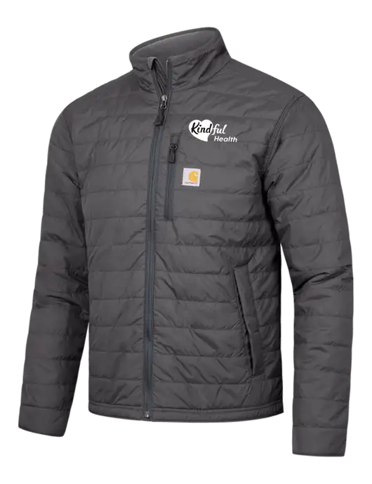 Carhartt Dark Grey Gilliam Jacket w/Kindful Health Logo