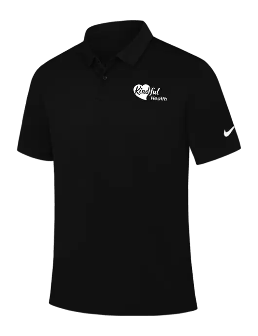Nike Black Dry Essential Solid Polo w/Kindful Health Logo