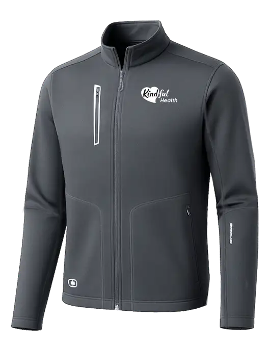 OGIO Dark Grey Endurance Fulcrum Full-Zip w/Kindful Health Logo