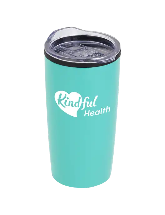 Olympus Teal 20 oz Tumbler w/Kindful Health Logo
