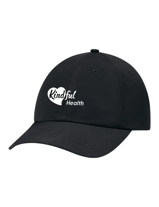 Richardson Relaxed Performance Lite Black Cap w/Kindful Health Logo