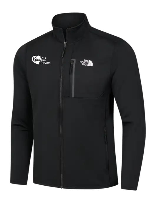 North Face Black Skyline Full-Zip Fleece Jacket w/Kindful Health Logo
