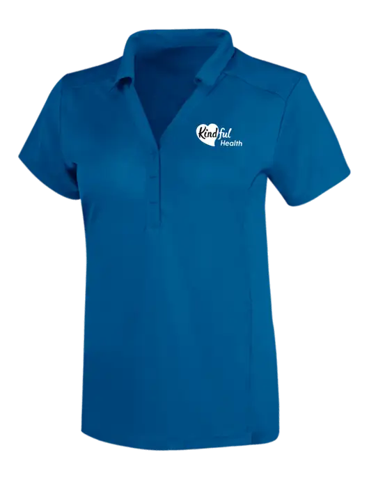 OGIO Royal Blue Womens Framework Polo w/Kindful Health Logo