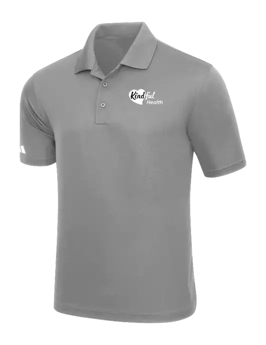 Adidas Light Grey Basic Sport Polo w/Kindful Health Logo