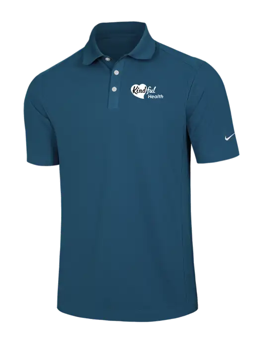 Nike Light Navy Dri-FIT Classic Polo w/Kindful Health Logo